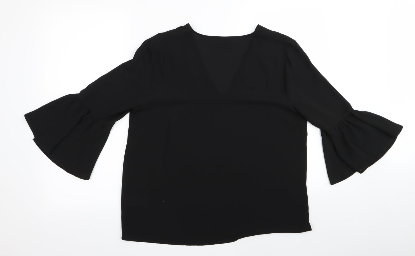 Warehouse Womens Black   Basic Blouse Size 10