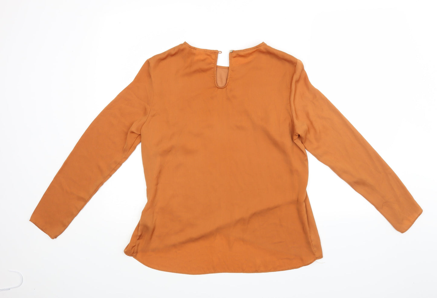 H&M Womens Brown   Basic Blouse Size 36