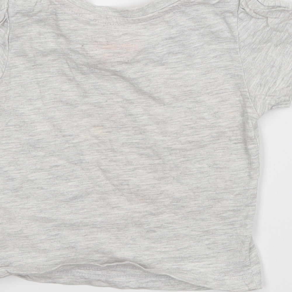 Primark Baby Grey   Basic T-Shirt Size 6-9 Months