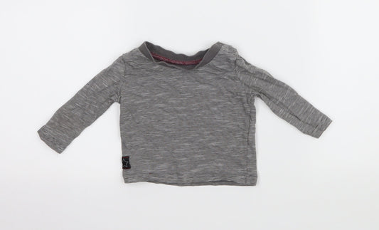 Primark Baby Grey Striped  Basic T-Shirt Size 3-6 Months