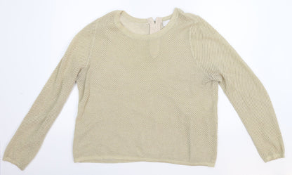 Preloved NEXT Womens Beige   Pullover Jumper Size 16 - Front