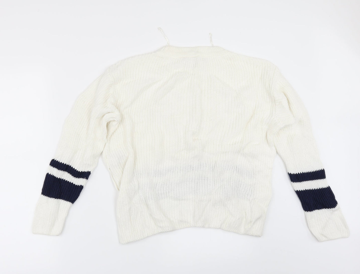 Marks and Spencer Womens  Striped  Pullover Jumper Size S