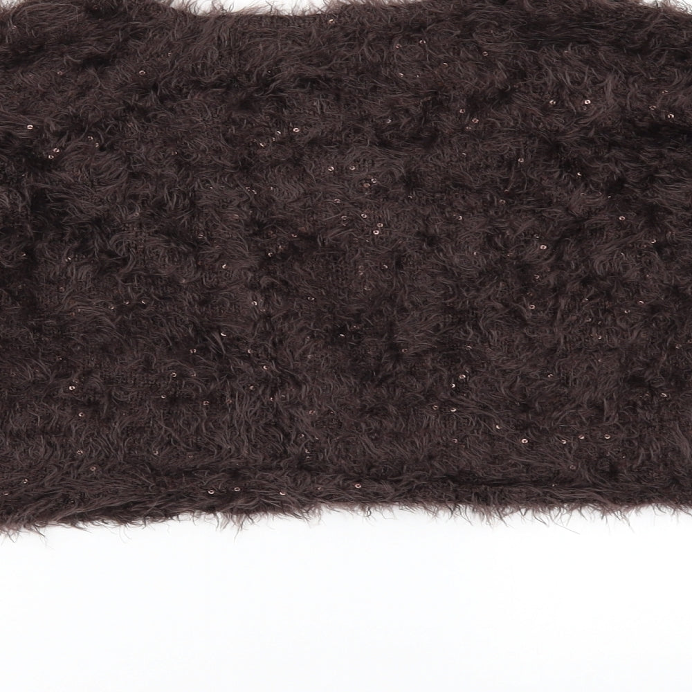 Zara Girls Brown   Cardigan Jumper Size 13-14 Years