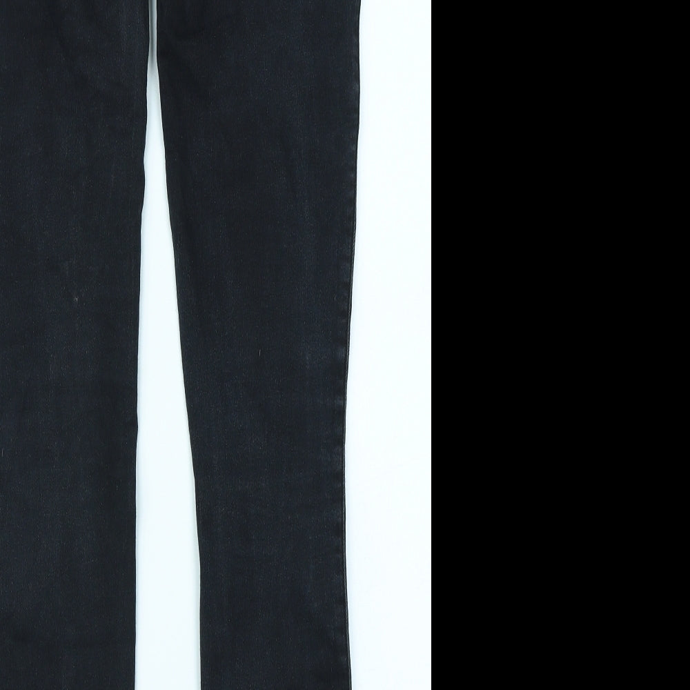 Denim Co Womens Black  Denim Jegging Jeans Size 6 L28 in