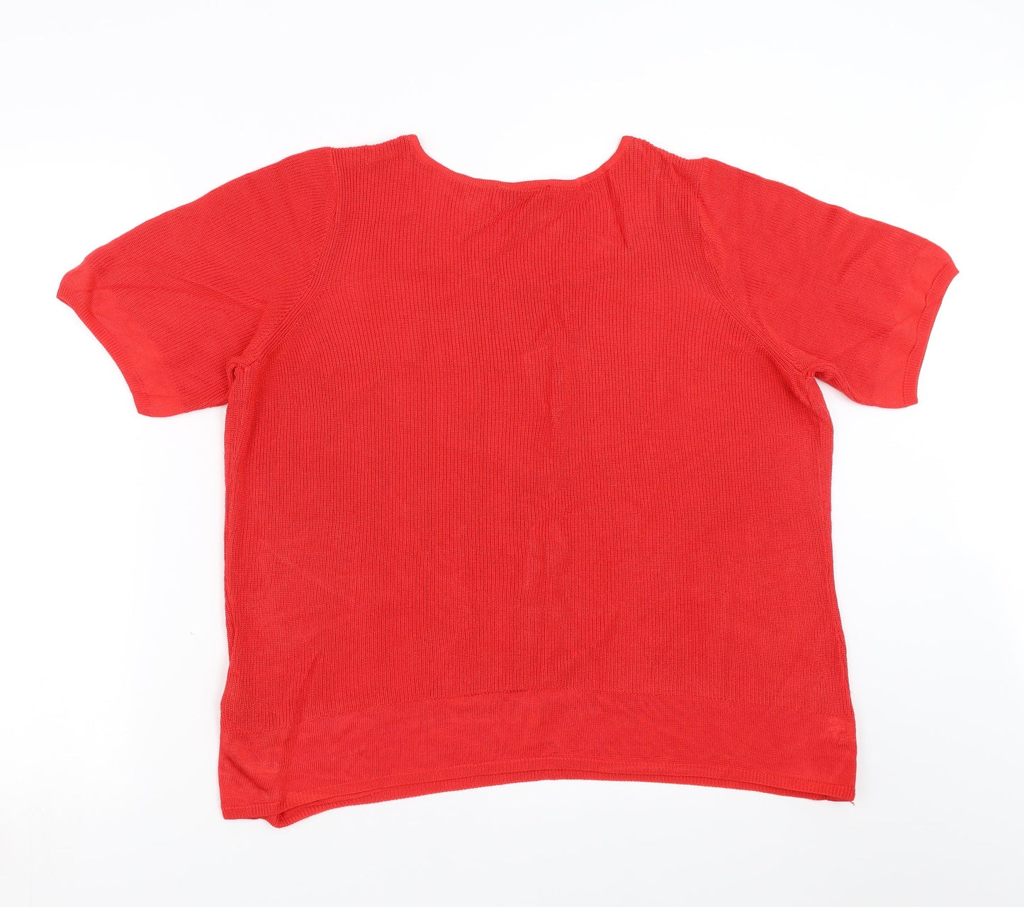Marks and Spencer Womens Red   Pullover Jumper Size 20