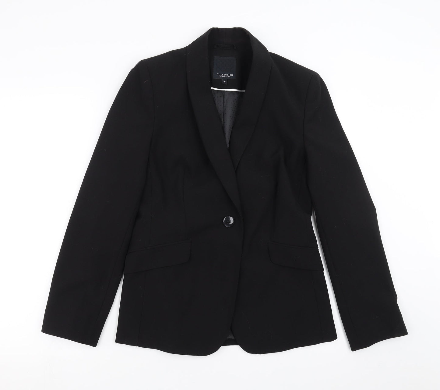Debenhams Womens Black   Jacket Suit Jacket Size 10