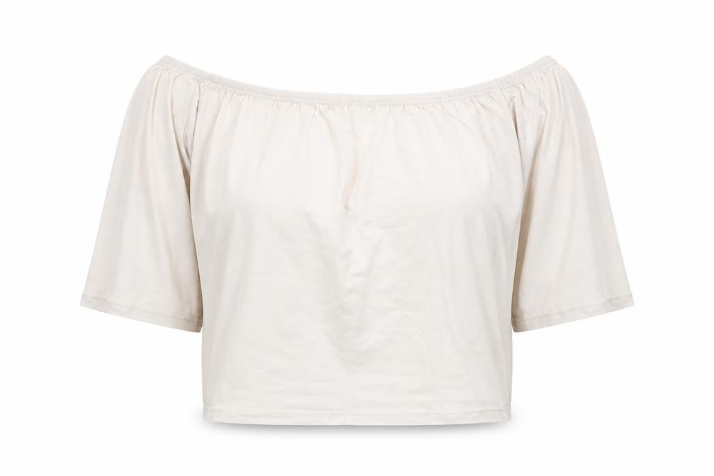 Missguided Womens White   Cropped T-Shirt Size S