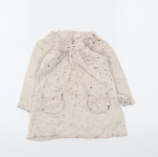 M  Ivory   Fit & Flare  Size 12-18 Months