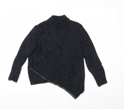 Preloved M&S Womens Black   Pullover Jumper Size 10 - Front