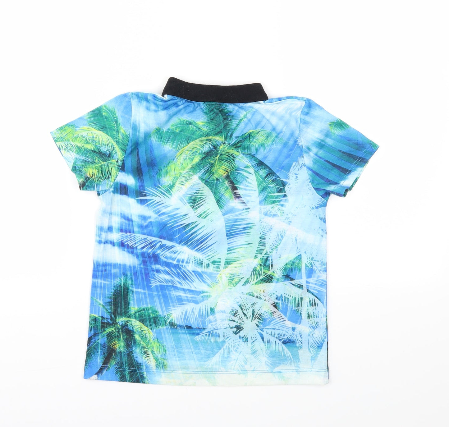 utlaws  Girls Blue   Basic T-Shirt Size 7-8 Years