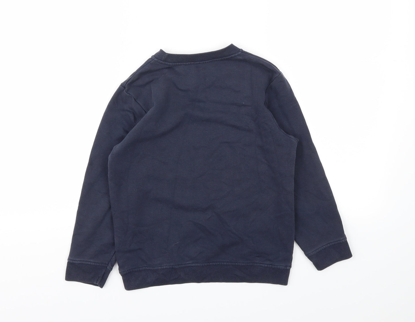 Nutmeg Boys Blue   Pullover Jumper Size 6-7 Years