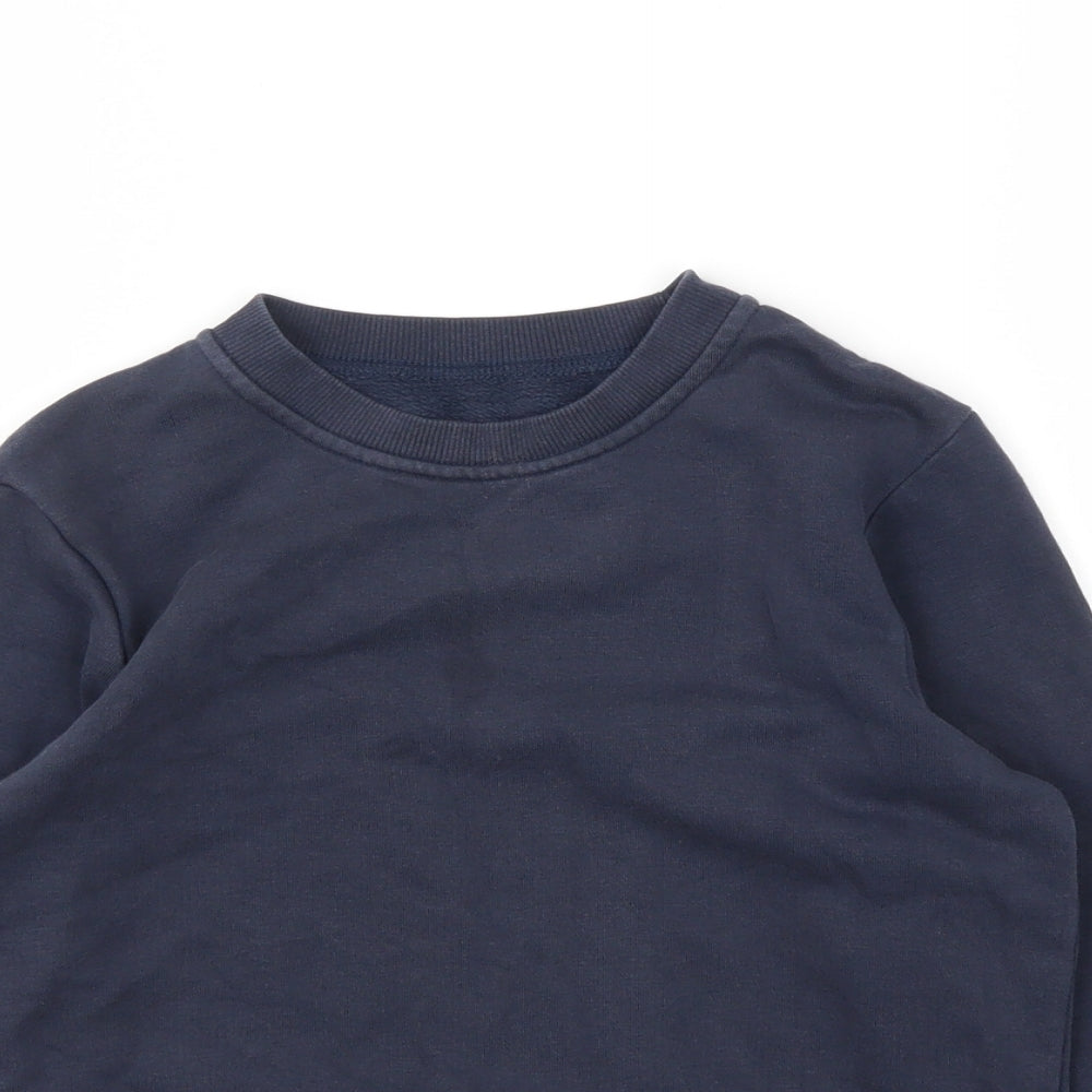 Nutmeg Boys Blue   Pullover Jumper Size 6-7 Years