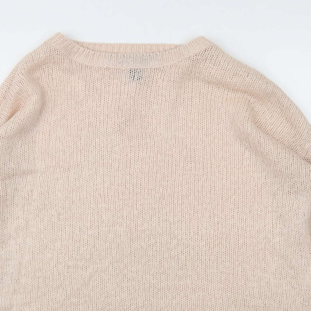 New Look Womens Pink   Pullover Jumper Size S