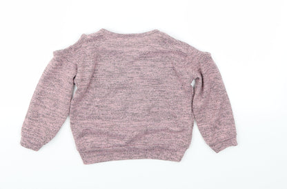 EVIE Girls Pink   Basic T-Shirt Size 3 Years