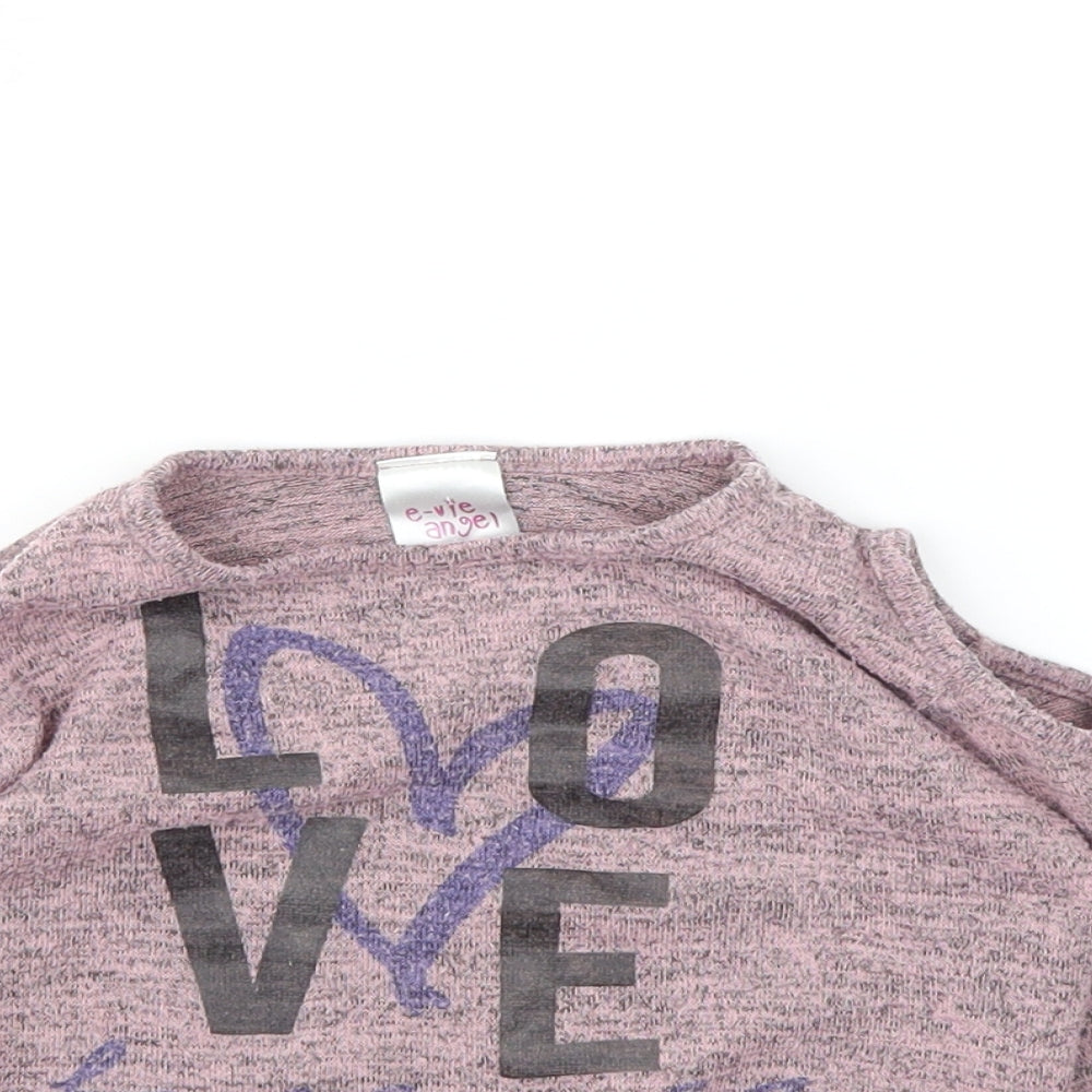 EVIE Girls Pink   Basic T-Shirt Size 3 Years