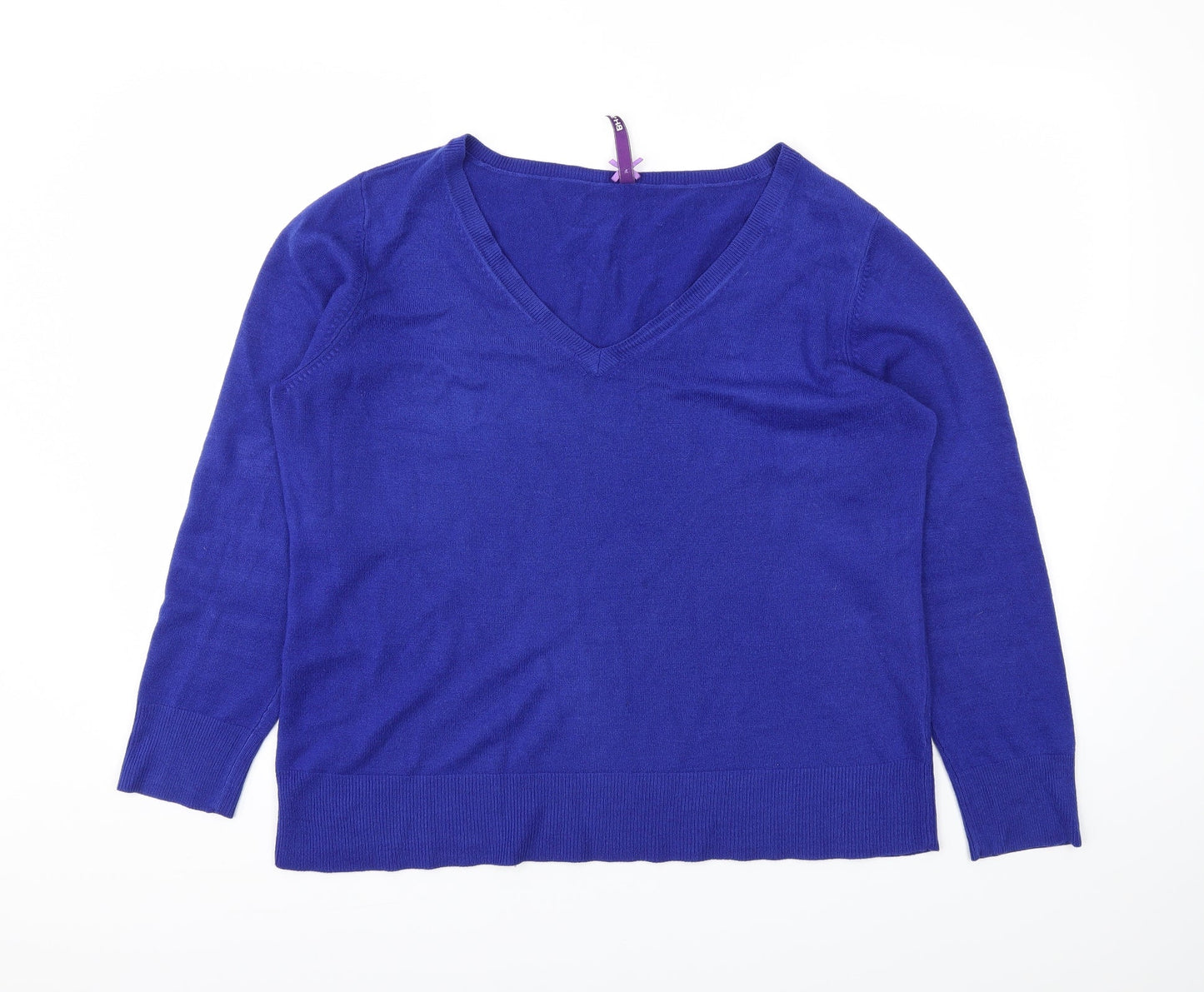 BHS Womens Blue   Basic T-Shirt Size 18