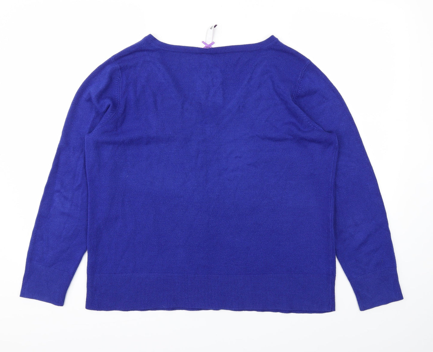 BHS Womens Blue   Basic T-Shirt Size 18