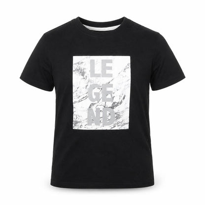 UTLAWS Boys Black Animal Print  Basic T-Shirt Size 7-8 Years