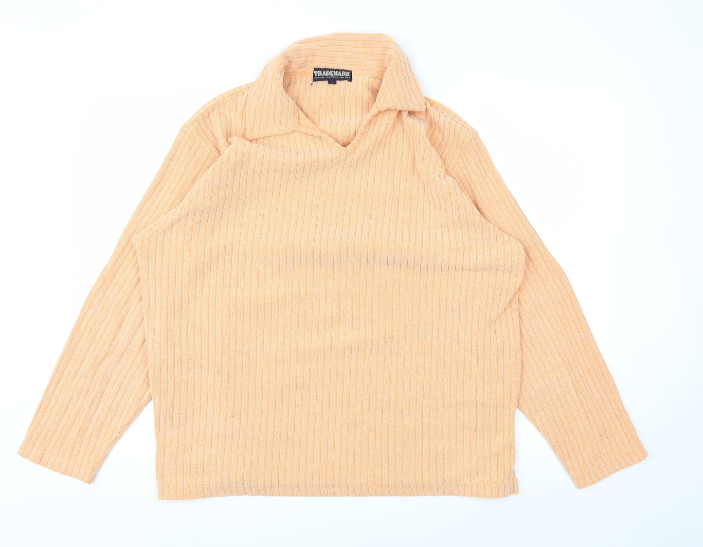 TRADEMARK Mens Orange   Pullover Jumper Size L