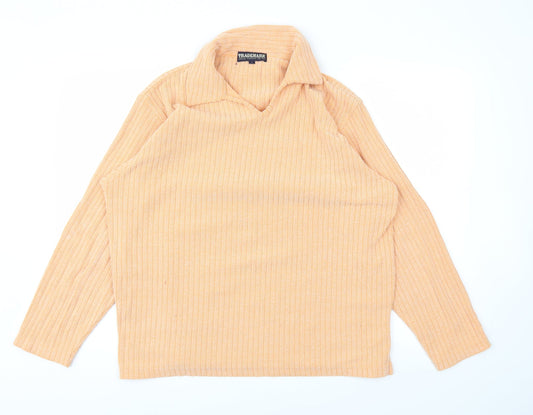 TRADEMARK Mens Orange   Pullover Jumper Size L