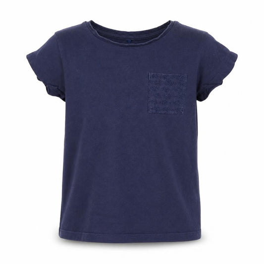 George Girls Blue   Basic T-Shirt Size 5-6 Years