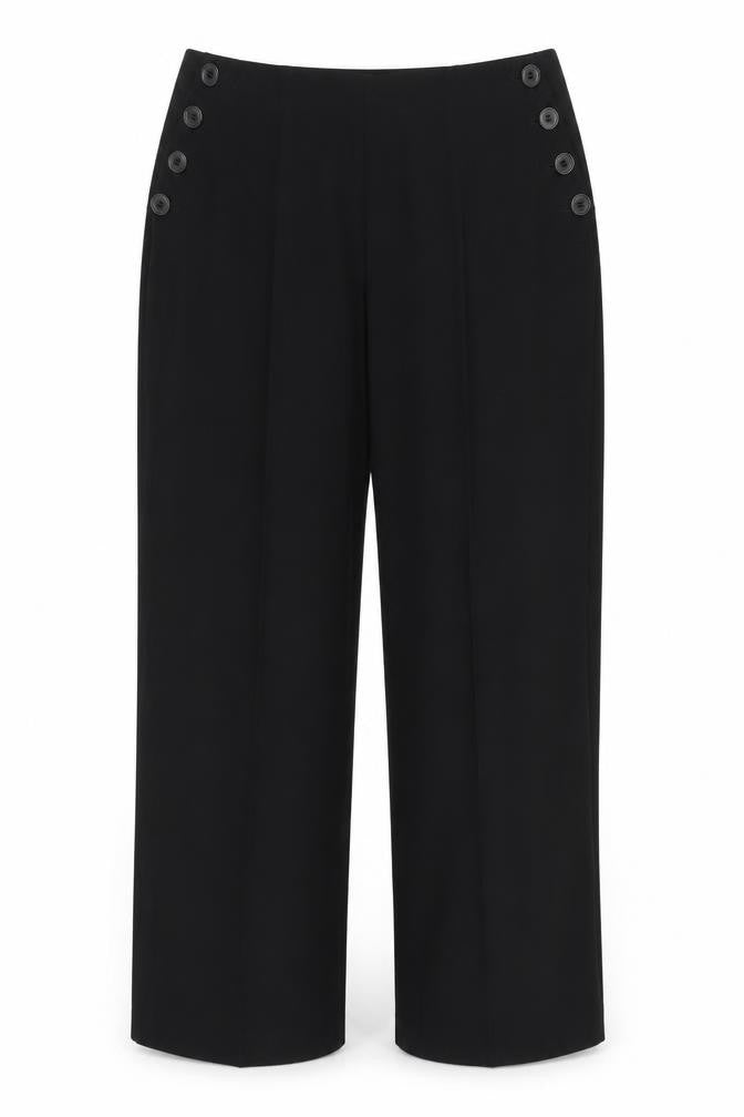 Marks & Spencer Womens Black   Trousers  Size 14 L28 in