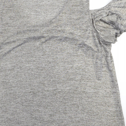 Oasis Womens Grey   Basic T-Shirt Size L