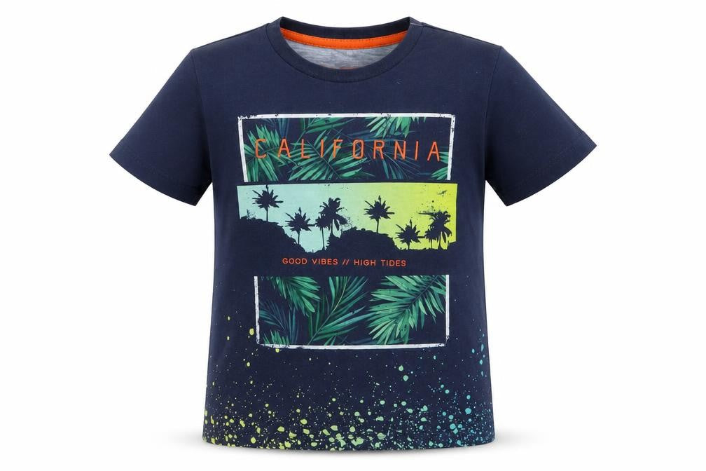 urban dept Boys Blue   Basic T-Shirt Size 7 Years