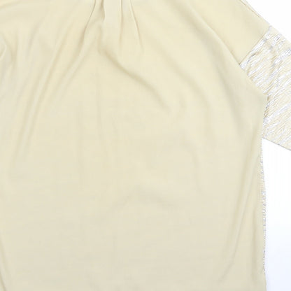 Oasis Womens Gold   Basic T-Shirt Size S