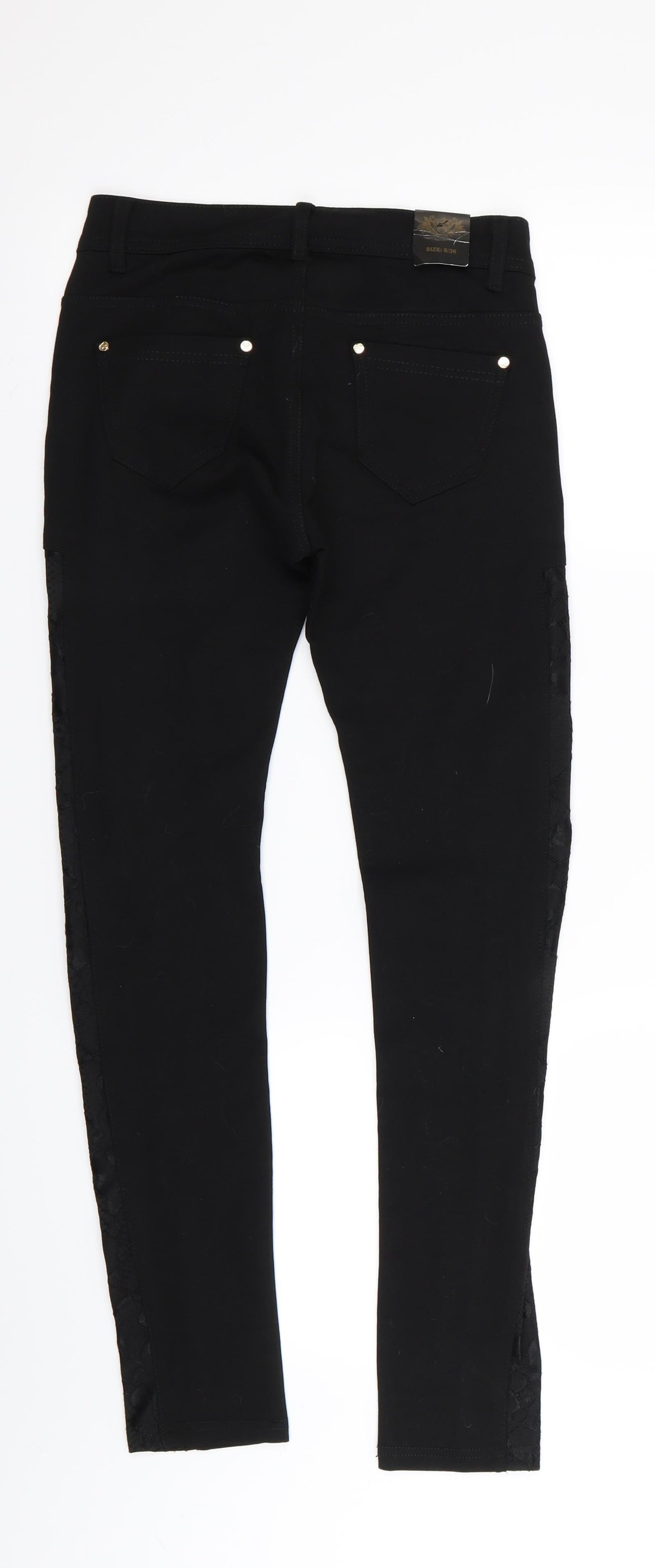 Preworn Womens Black   Jegging Leggings Size 8 L28 in - Stretch waistband