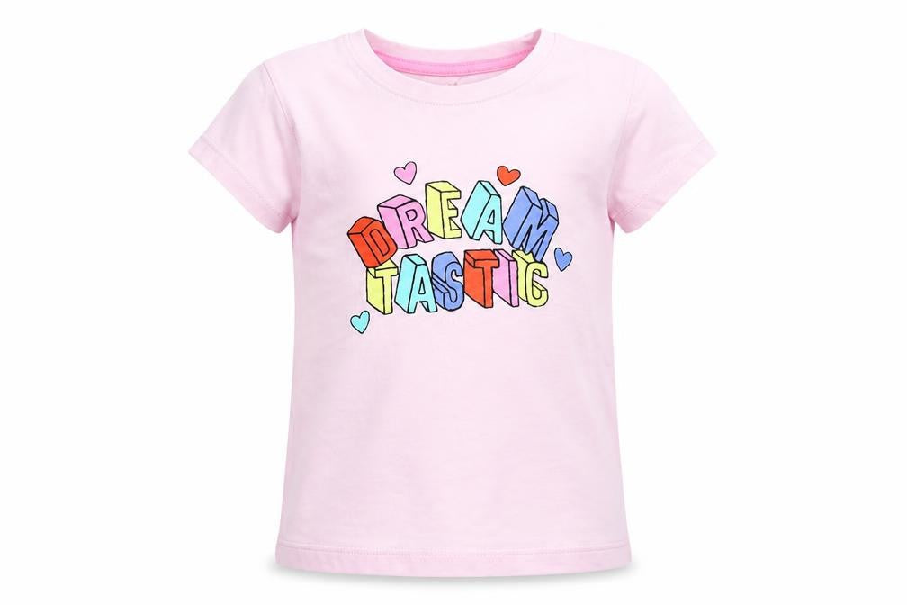 F&F Girls Pink Solid  Top Pyjama Top Size 5-6 Years