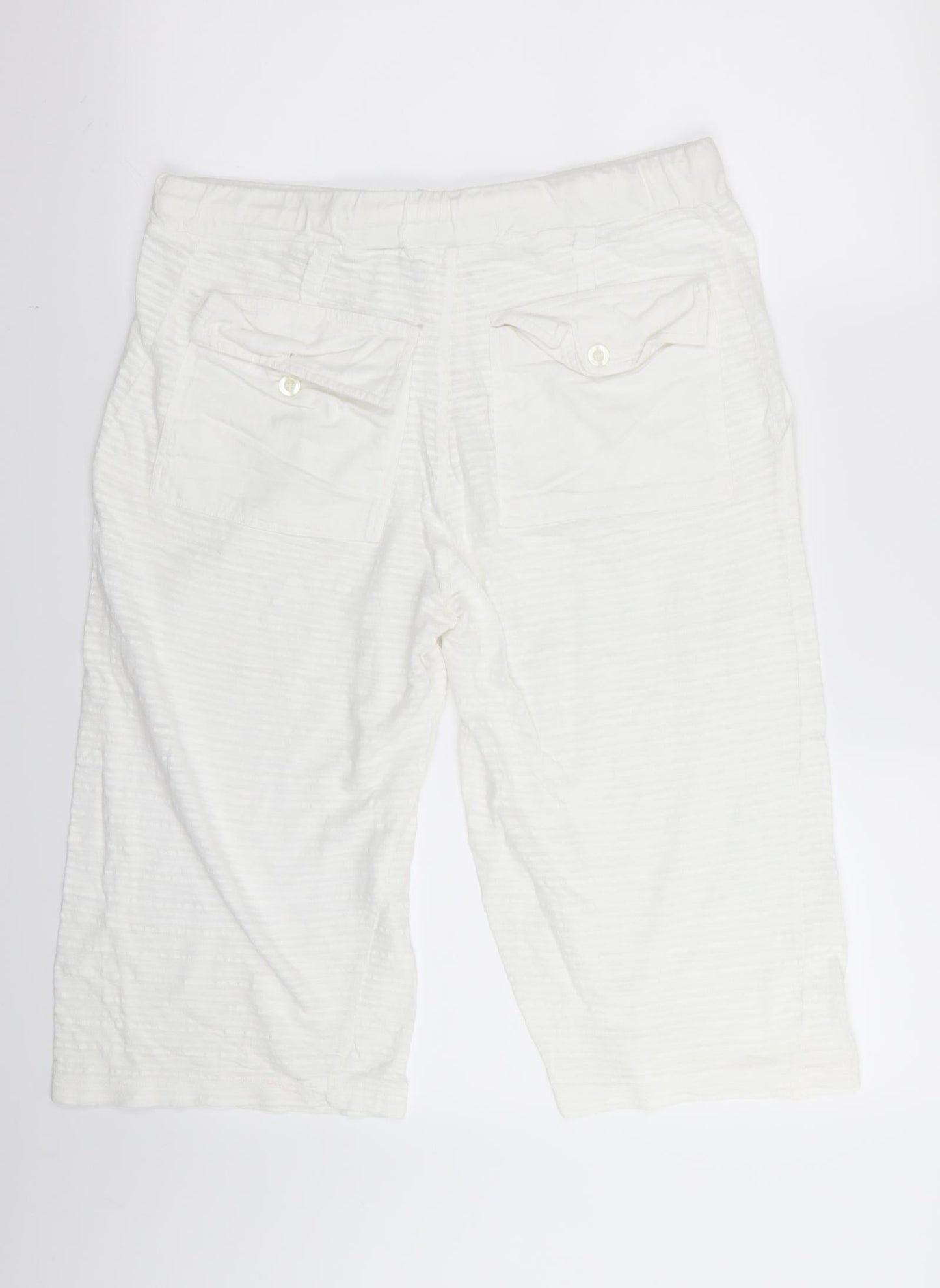Preworn Womens White   Capri Trousers Size M