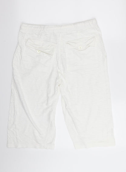 Preworn Womens White   Capri Trousers Size M