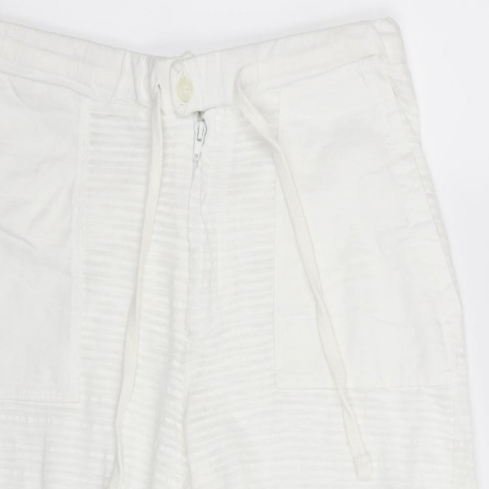 Preworn Womens White   Capri Trousers Size M