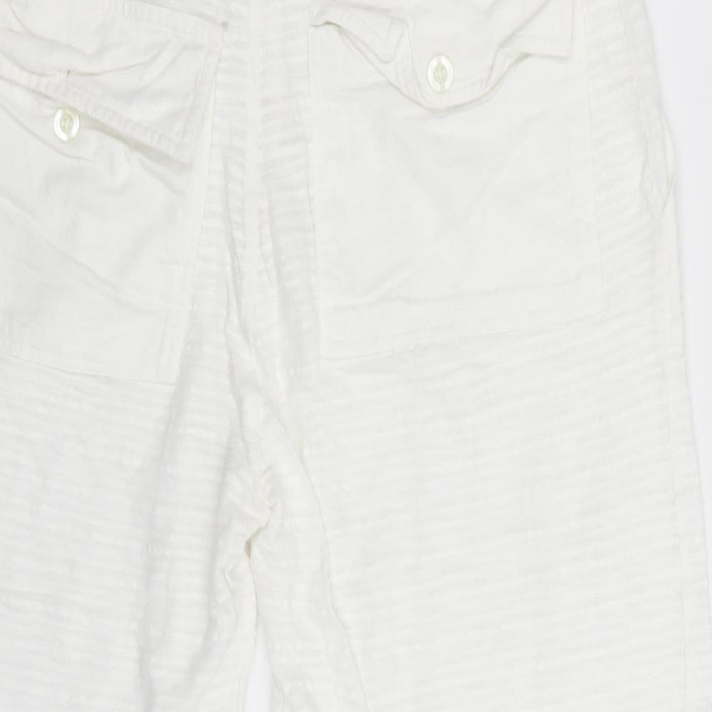 Preworn Womens White   Capri Trousers Size M