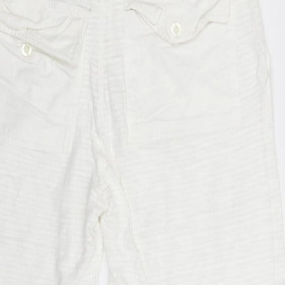 Preworn Womens White   Capri Trousers Size M