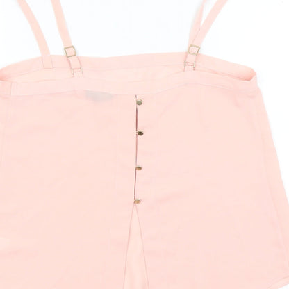 River Island Womens Pink   Basic Blouse Size 8