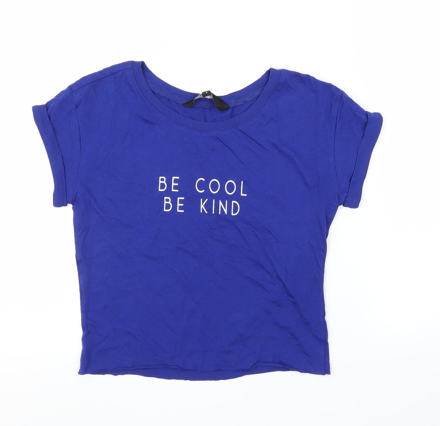 New Look Girls Blue   Basic T-Shirt Size 9 Years
