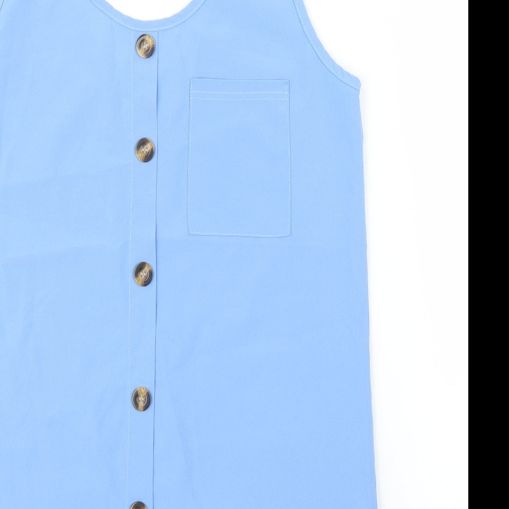 Preworn Womens Blue   Basic Blouse Size M
