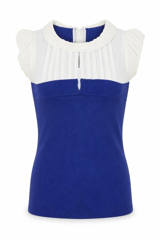JJ Park Womens Blue   Basic Blouse Size M