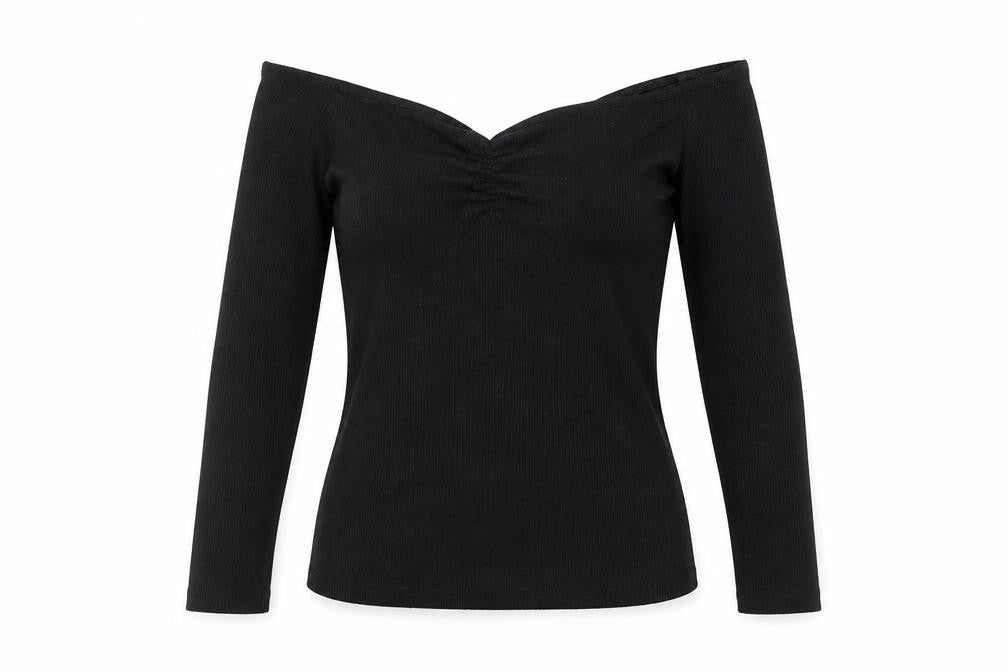 Primark Womens Black   Basic T-Shirt Size 12