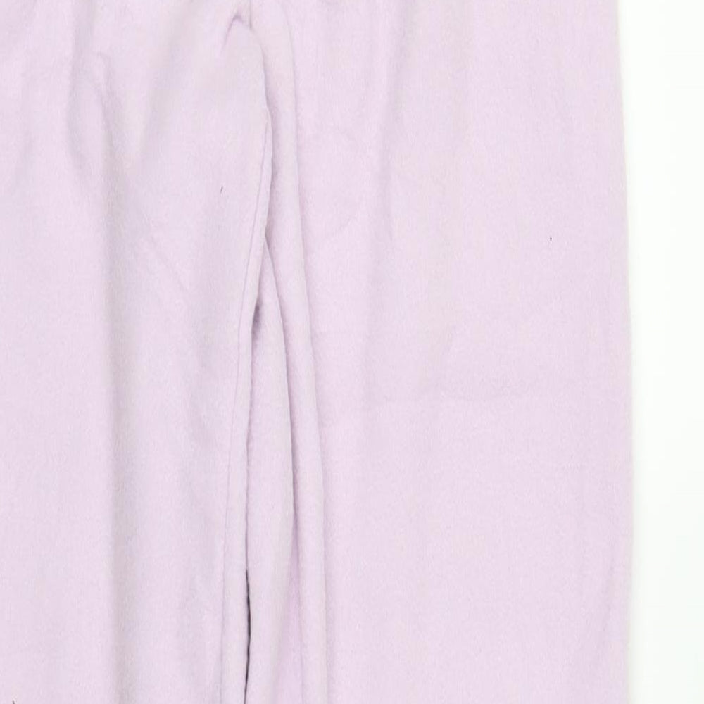 Preworn Womens Purple  Fleece Chemise Pyjama Pants Size S