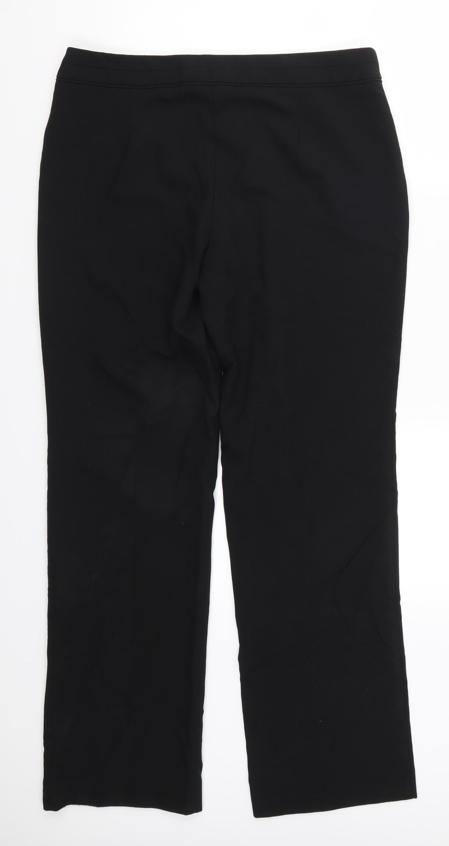 F&F Womens Black   Trousers  Size 12 L30 in