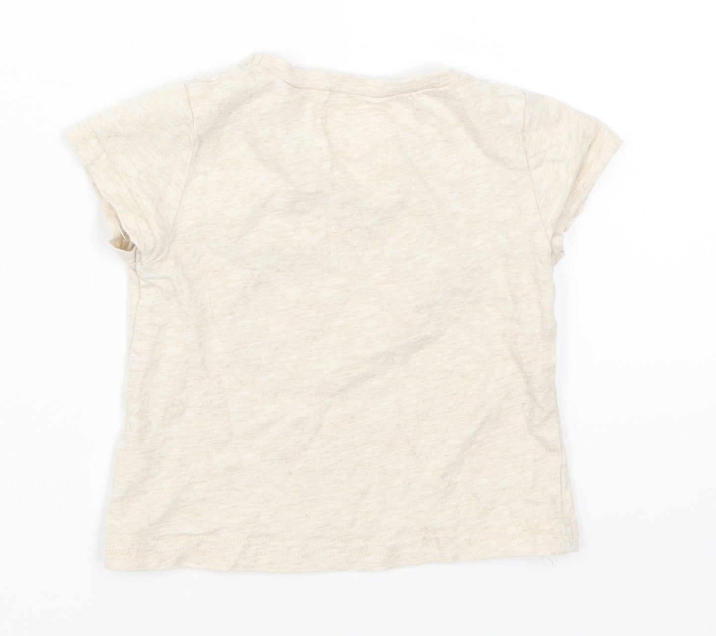 NEXT Girls Beige   Basic T-Shirt Size 3-6 Months  - Days Like These Girl Friends
