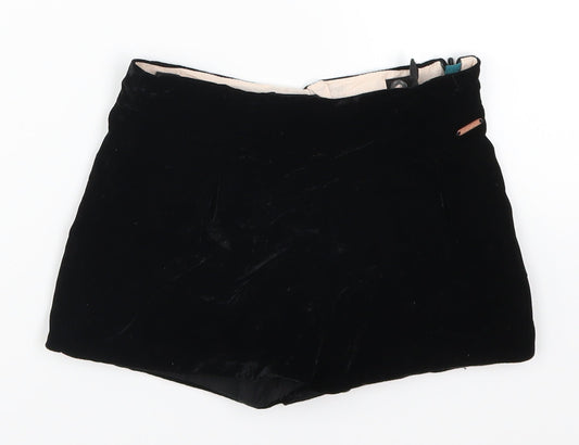 Marks and Spencer Girls Black   Mom Shorts Size 5-6 Years