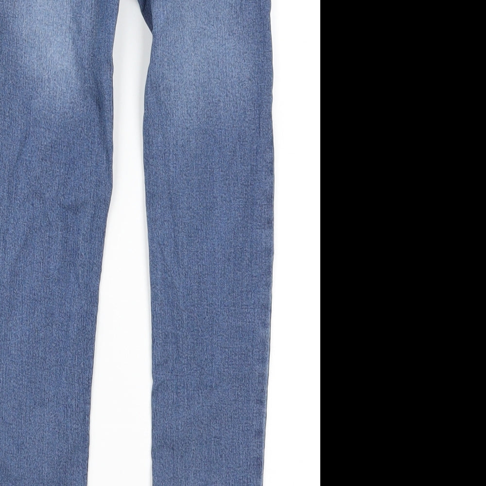 Denim Co Girls Blue  Denim Jegging Jeans Size 9-10 Years - Distressed Look