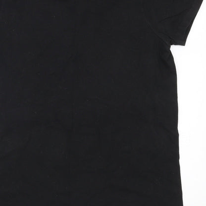 Hanes Womens Black   Basic T-Shirt Size S  - Marshmallows Can Not Fly Therefore I am a Marshmallow