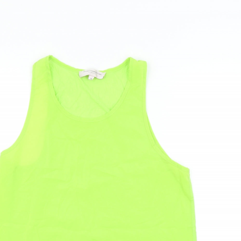 French Connection Womens Green   Basic Tank Size XL