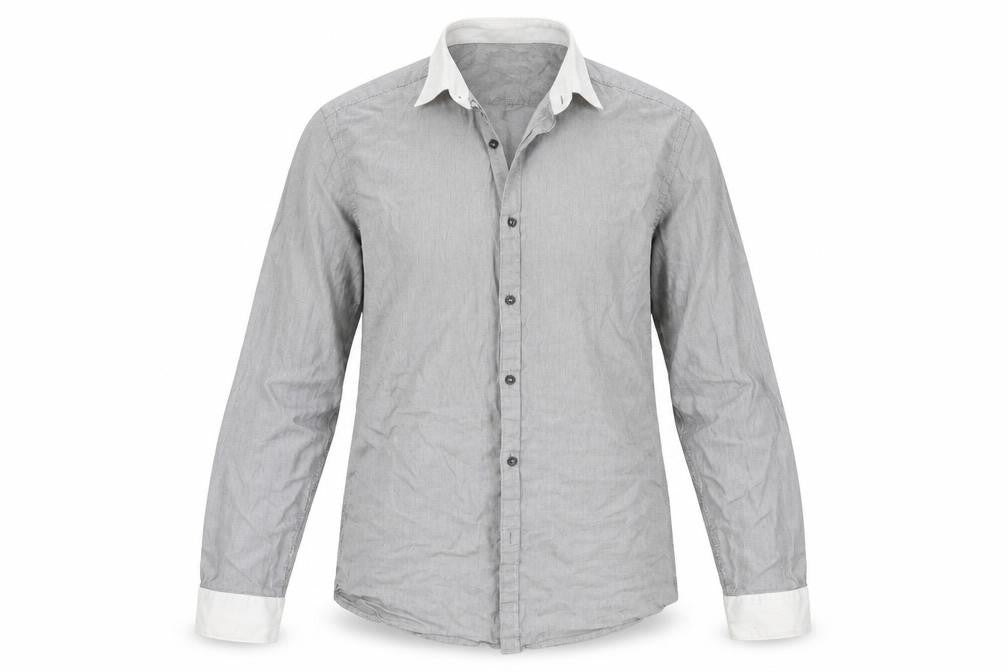 F&F Mens Grey    Button-Up Size 16
