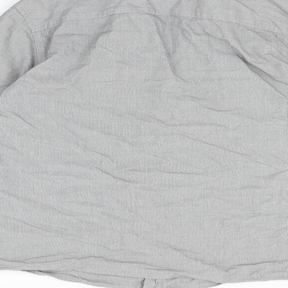 F&F Mens Grey    Button-Up Size 16